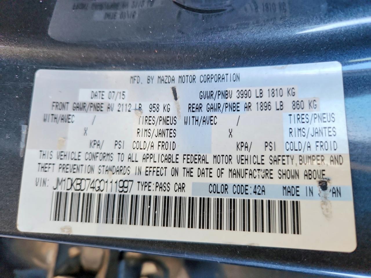 2016 Mazda Cx-3 Grand Touring - zdjęcie 13