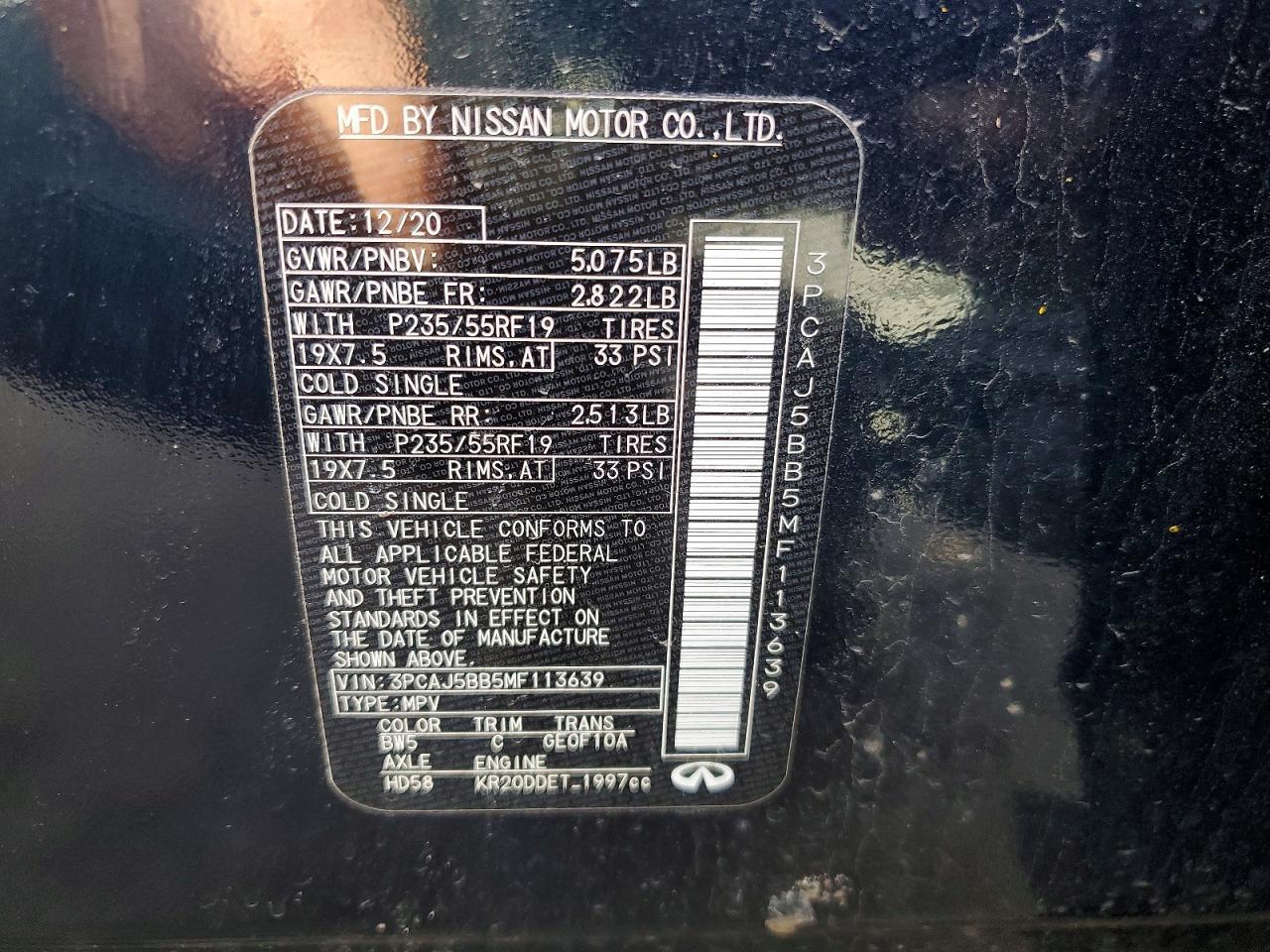 2021 Infiniti Qx50 Luxe - zdjęcie 12