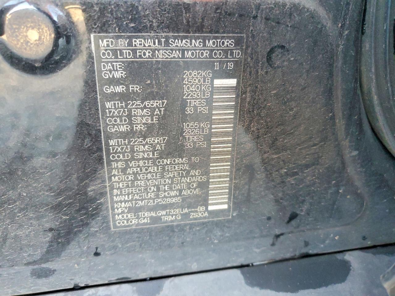 2020 Nissan Rogue Sv - zdjęcie 12