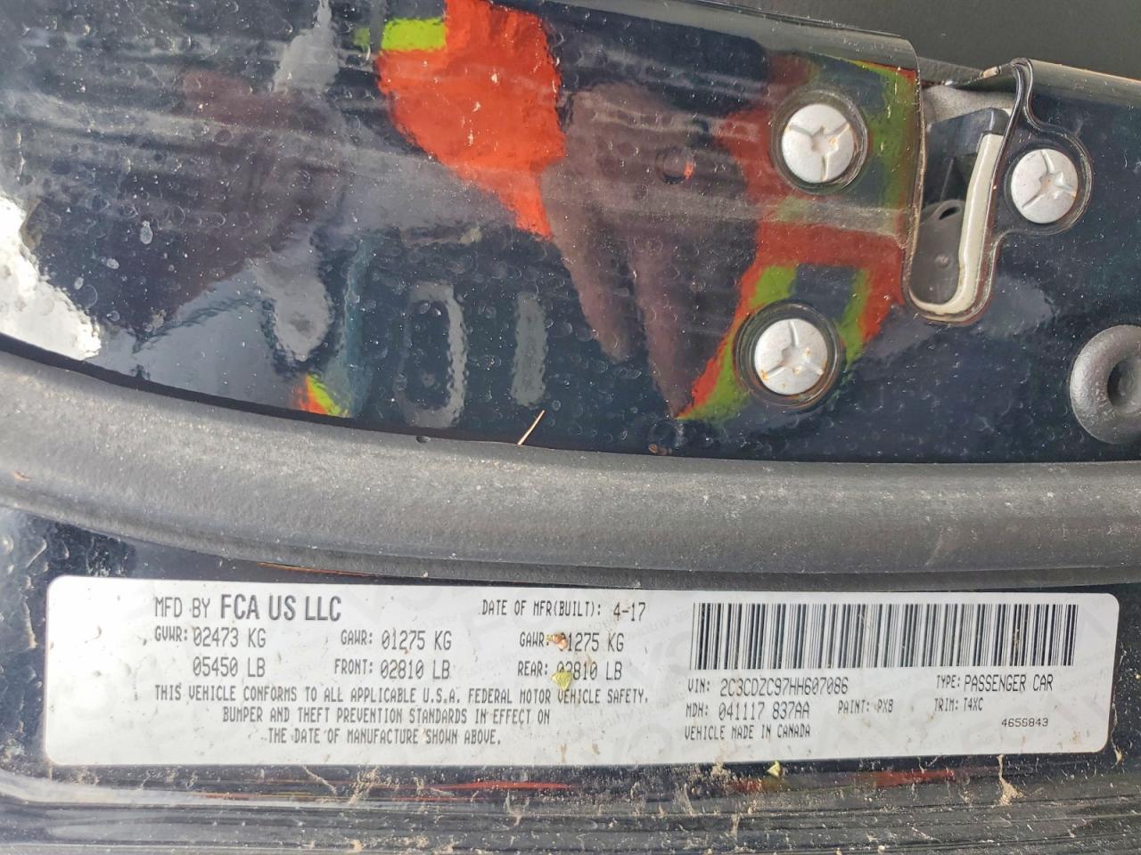 2017 Dodge Challenger Srt Hellcat - zdjęcie 13