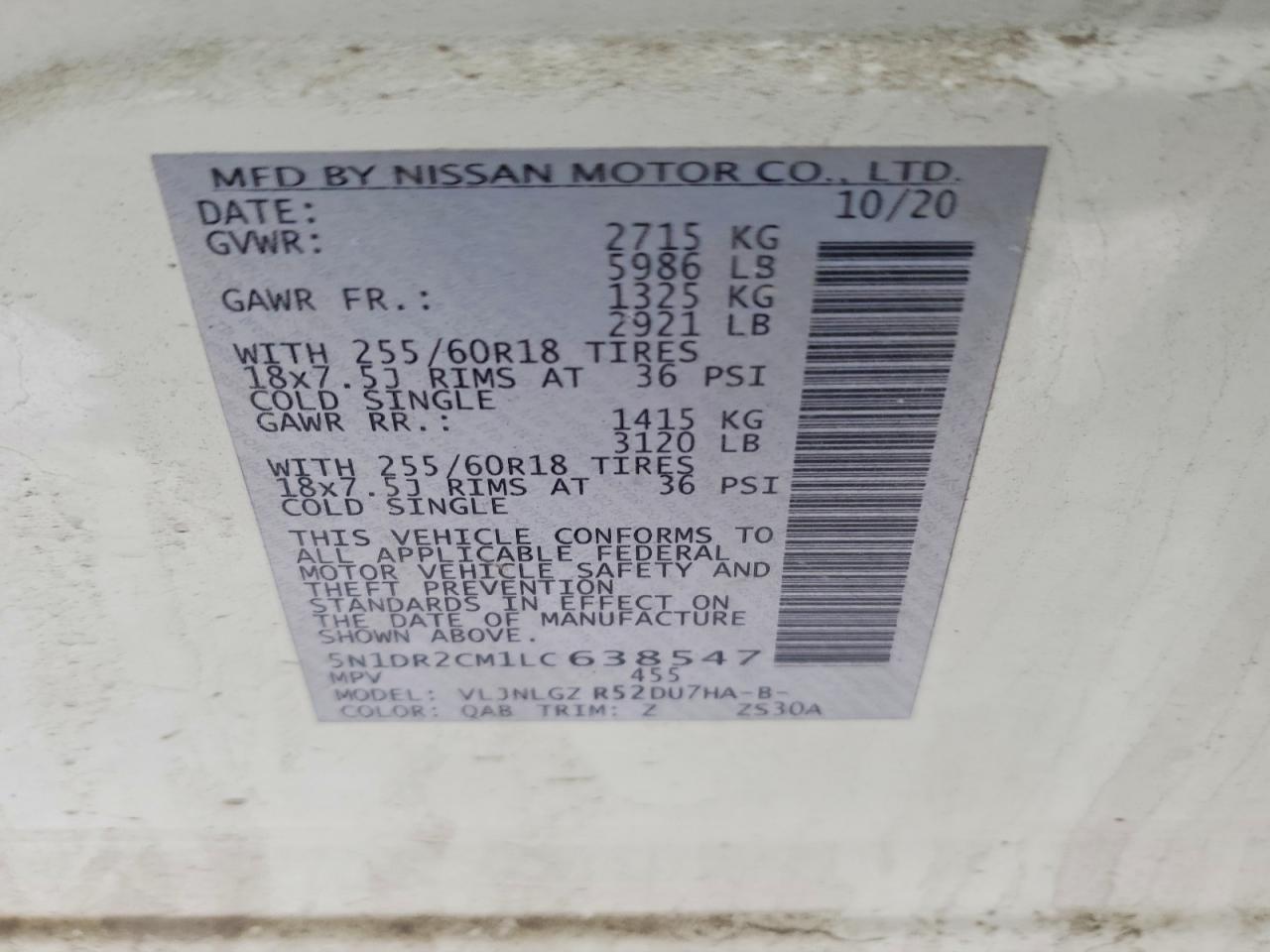 2020 Nissan Pathfinder Sl - zdjęcie 13