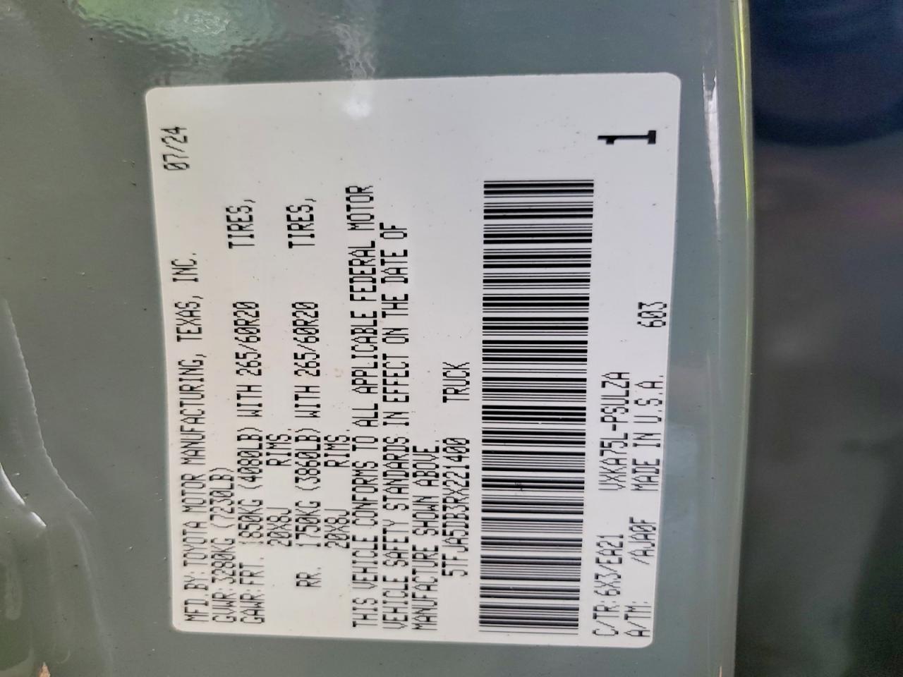 2024 Toyota Tundra Crewmax Limited - zdjęcie 12