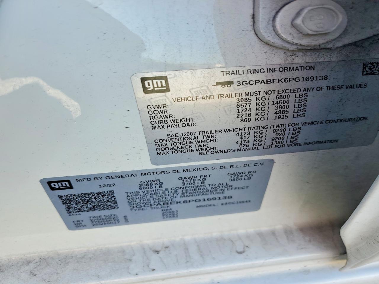 2023 Chevrolet Silverado C1500 Custom - zdjęcie 12