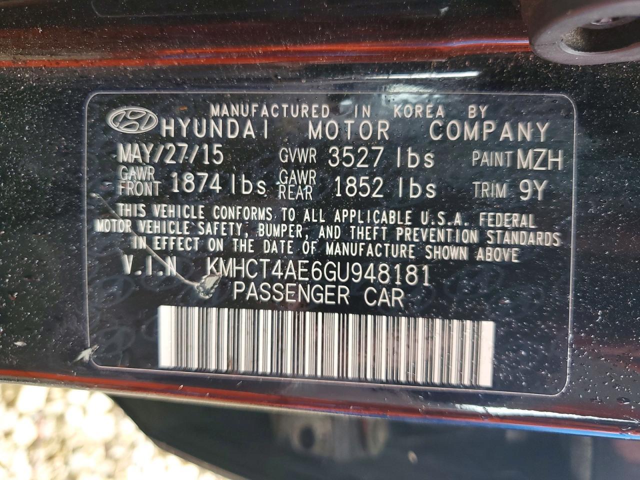 2016 Hyundai Accent Se - zdjęcie 12