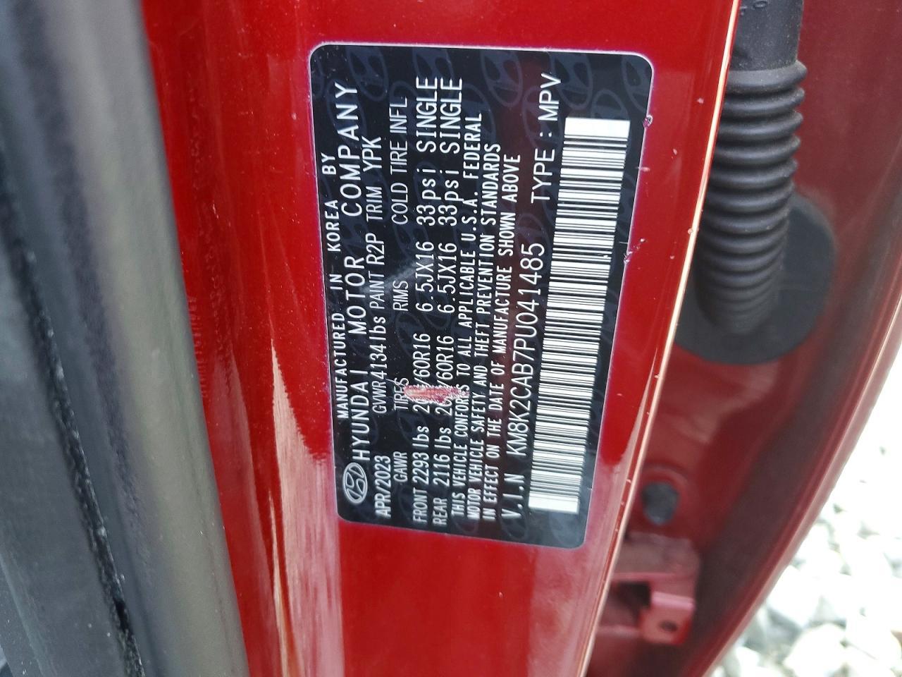 2023 Hyundai Kona Se - zdjęcie 13