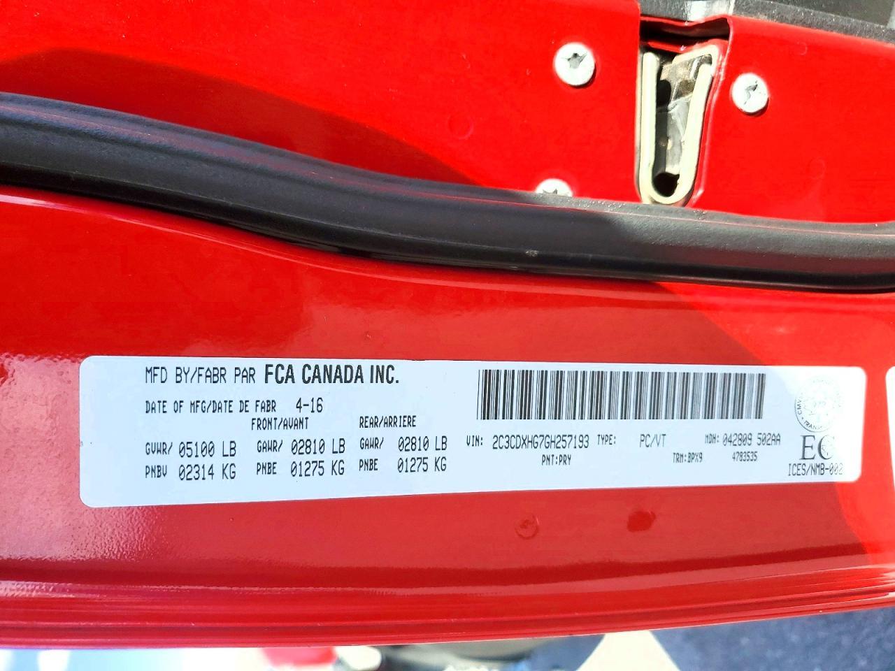 2016 Dodge Charger Sxt - zdjęcie 13