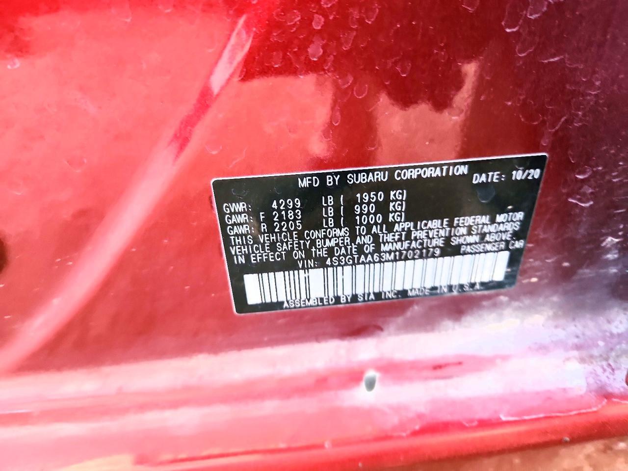 2021 Subaru Impreza - zdjęcie 12