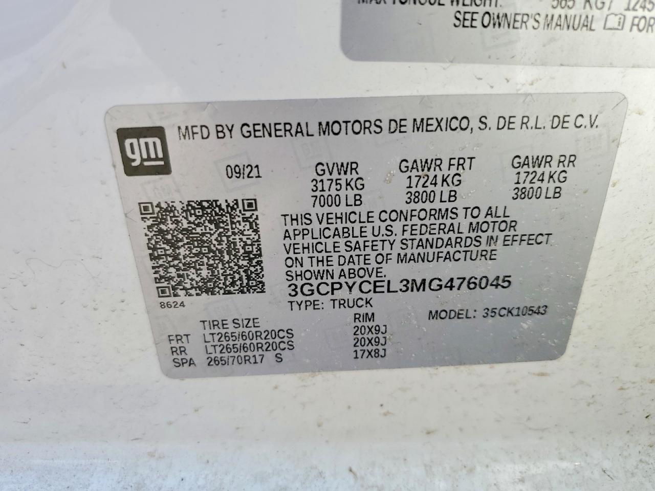 2021 Chevrolet Silverado K1500 Trail Boss Custom - zdjęcie 12