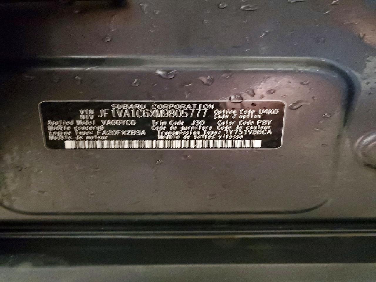 2021 Subaru Wrx Premium - zdjęcie 12