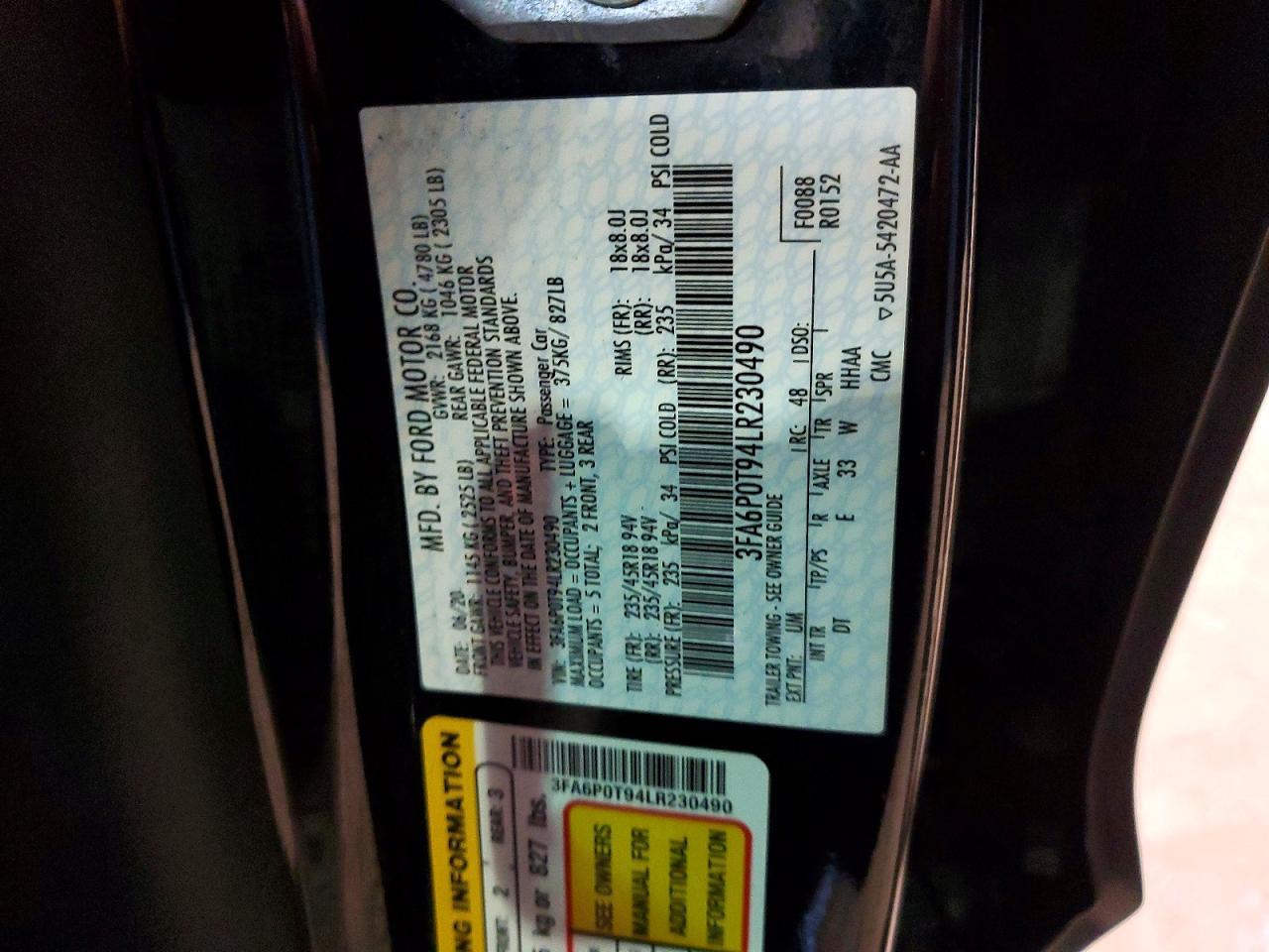 2020 Ford Fusion Se - zdjęcie 12