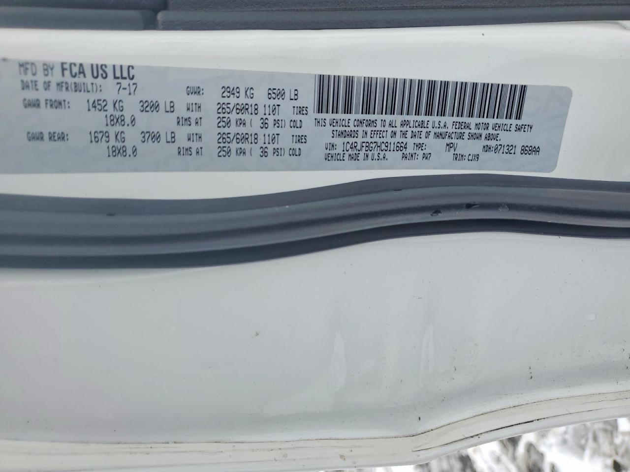 2017 Jeep Grand Cherokee Limited - zdjęcie 13