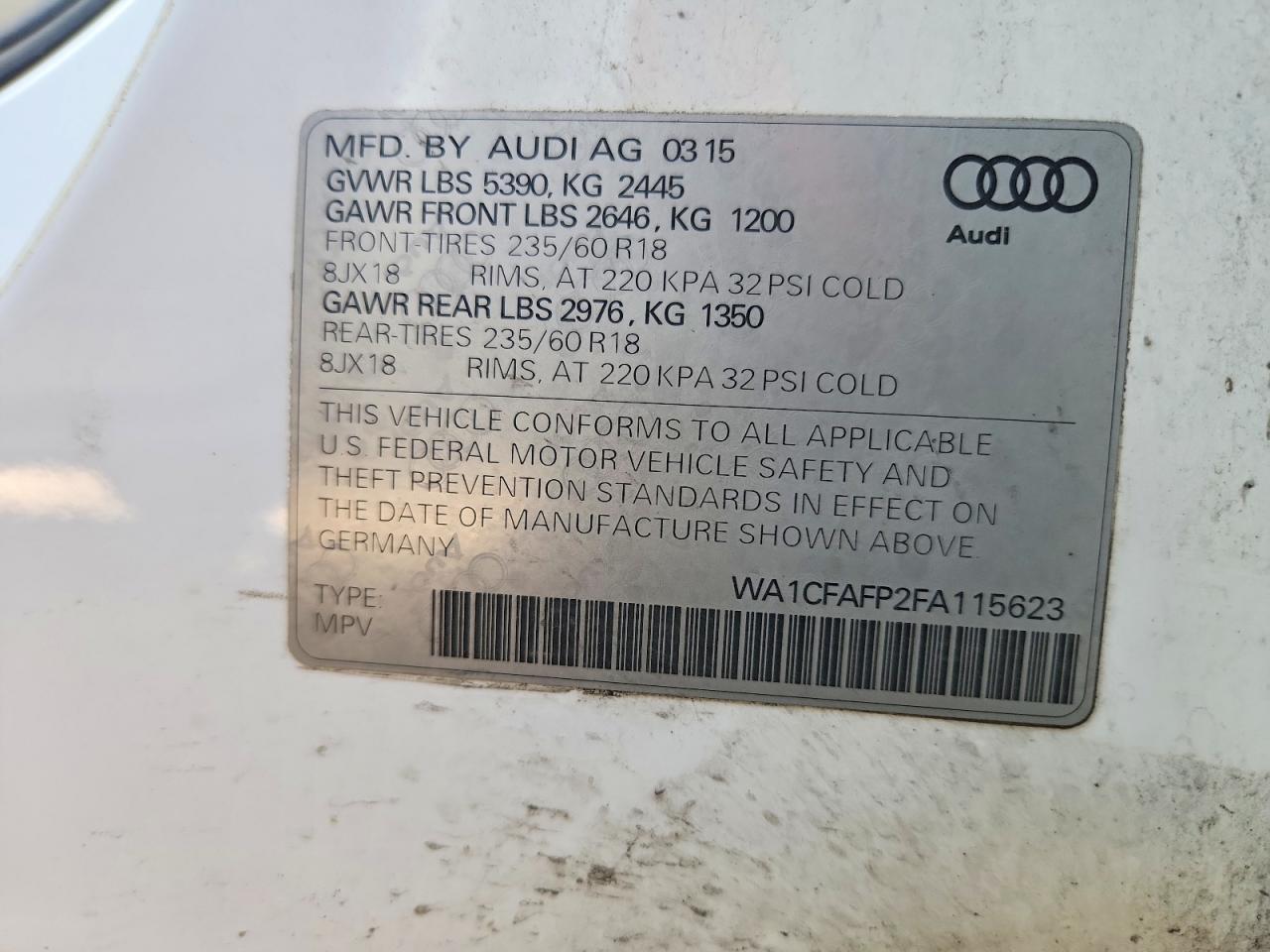 2015 Audi Q5 Premium - zdjęcie 12