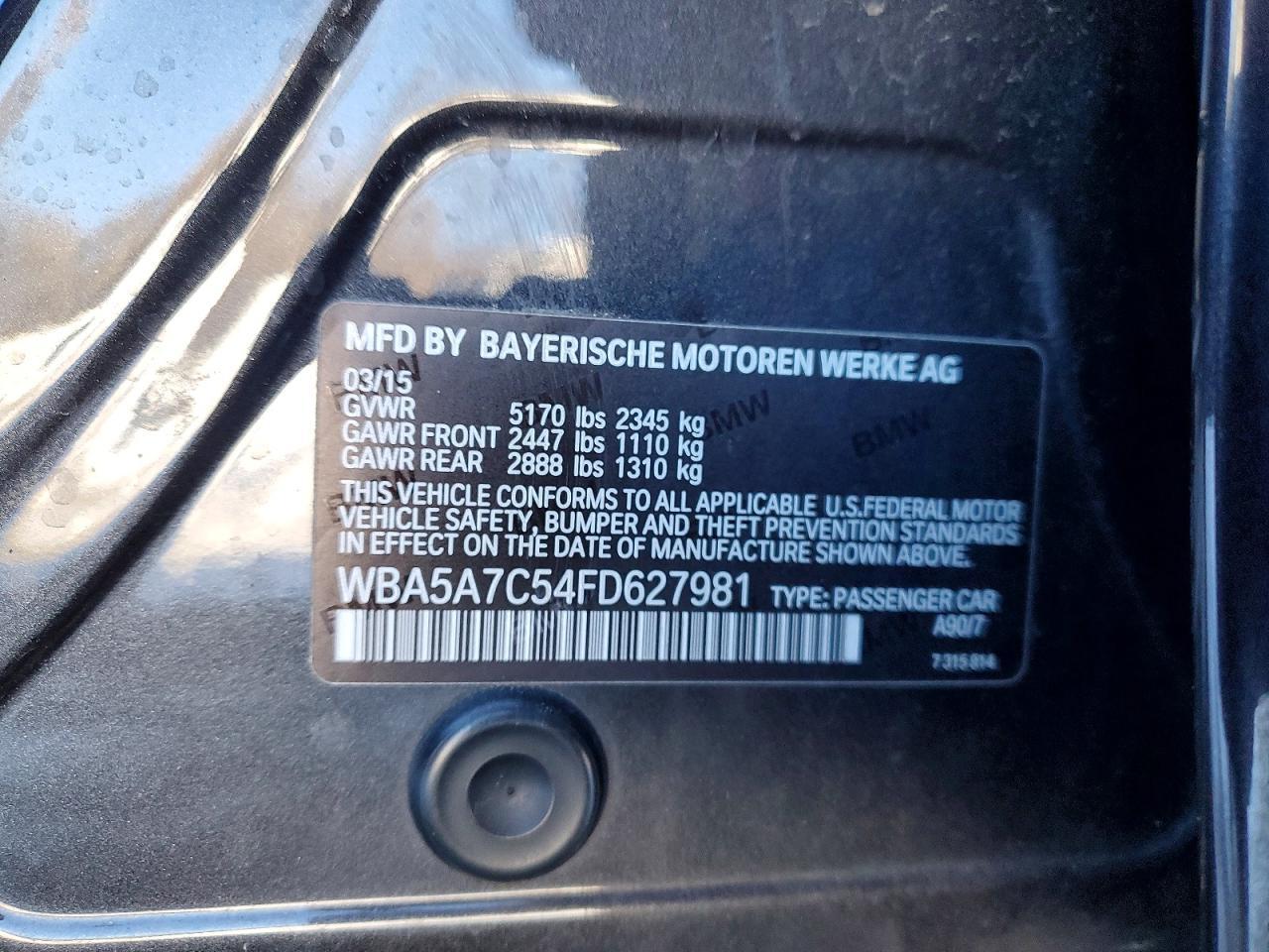 2015 BMW 528 Xi - zdjęcie 12