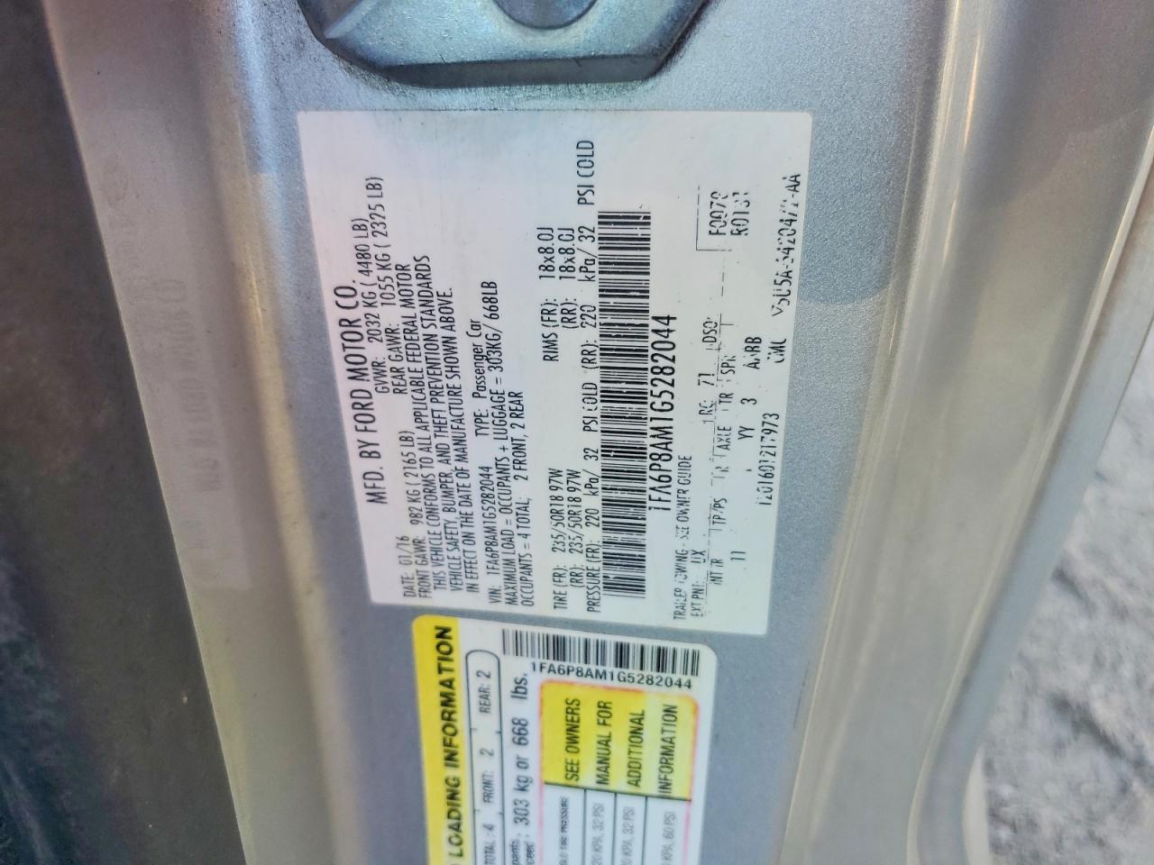 2016 Ford Mustang - zdjęcie 12