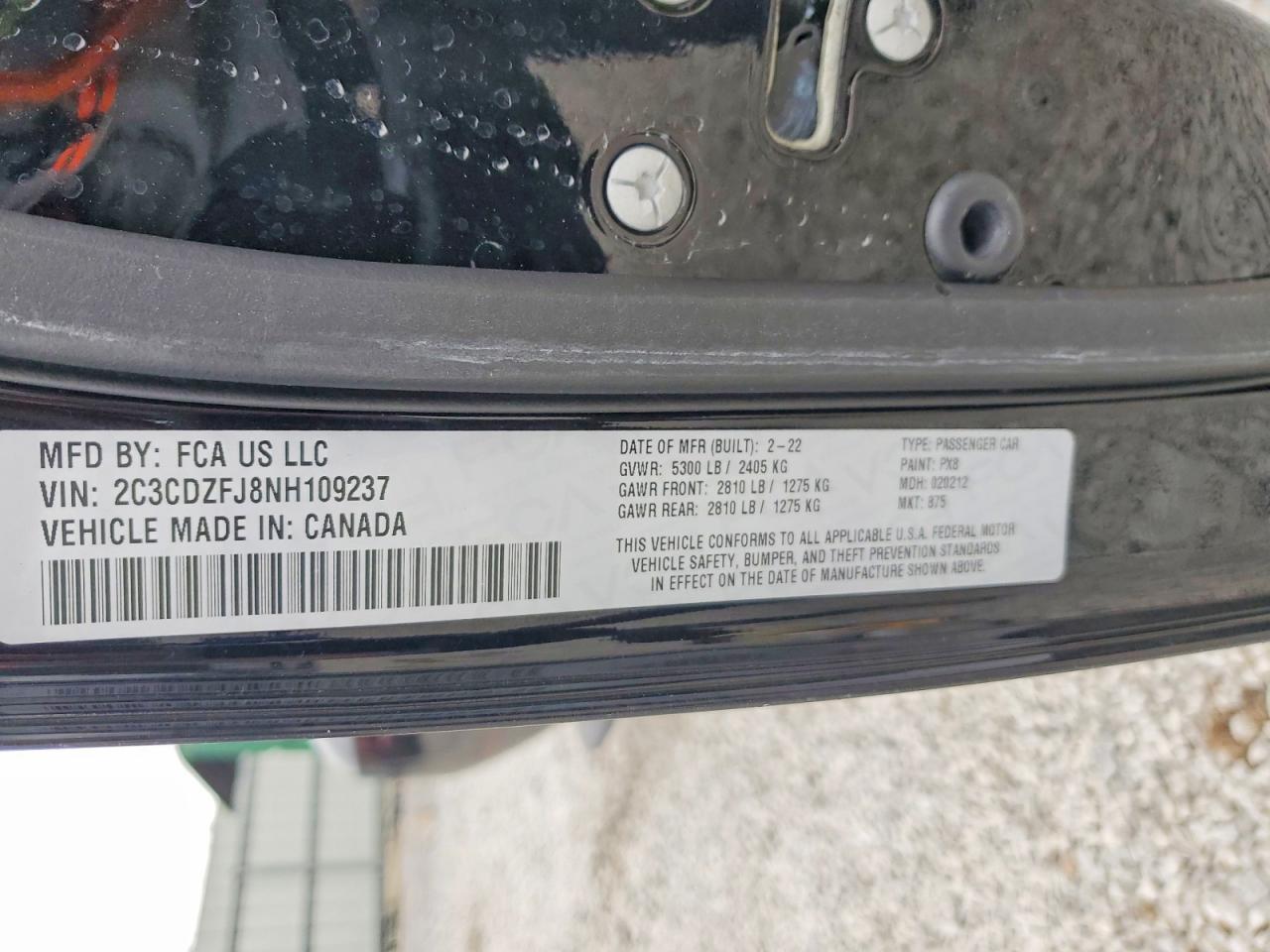 2022 Dodge Challenger R - zdjęcie 12