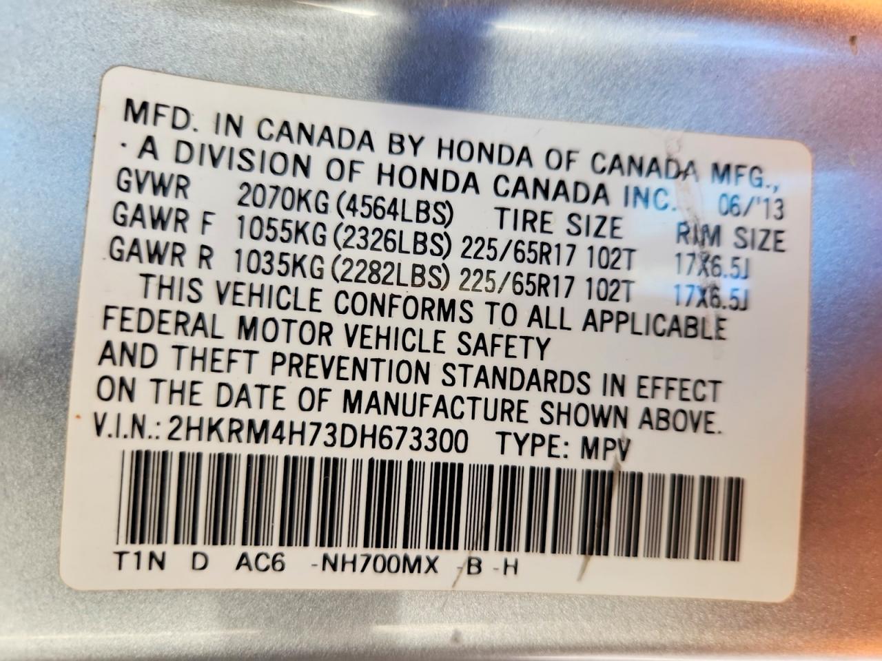 2013 Honda Cr-V Exl - zdjęcie 13