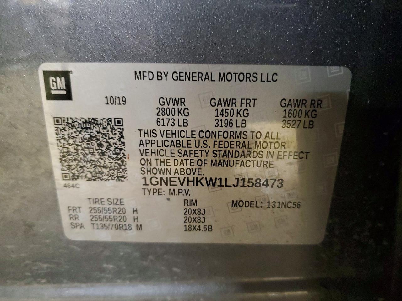 2020 Chevrolet Traverse Lt - zdjęcie 13