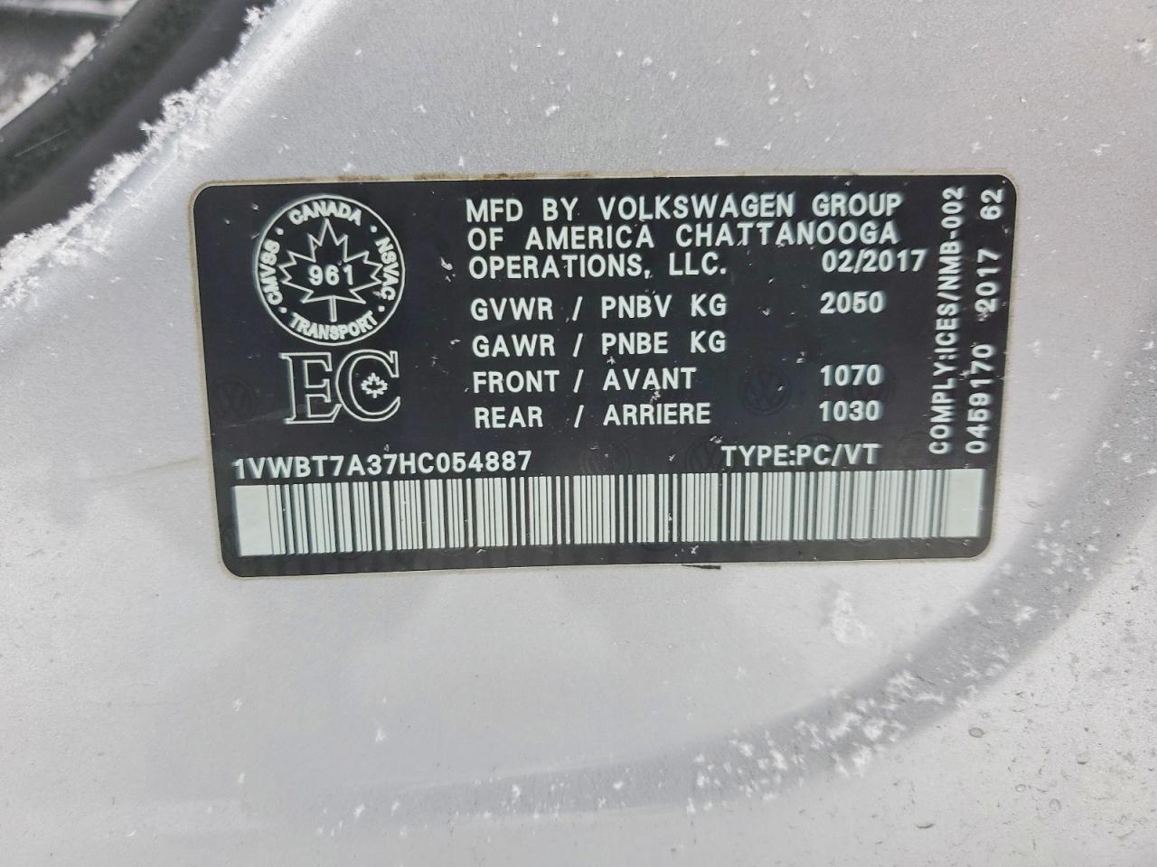 2017 Volkswagen Passat Se - zdjęcie 12