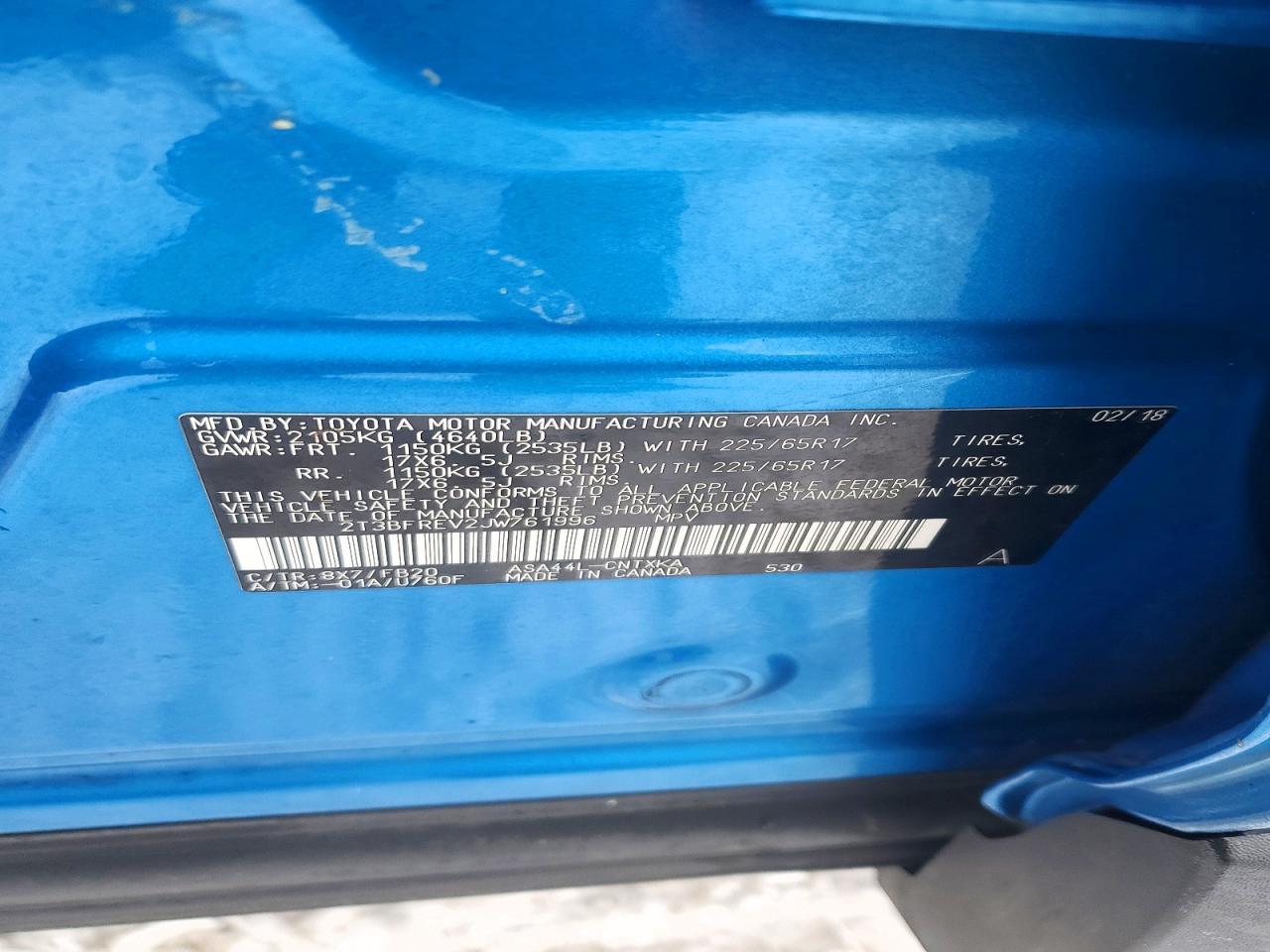 2018 Toyota Rav4 Le - zdjęcie 13