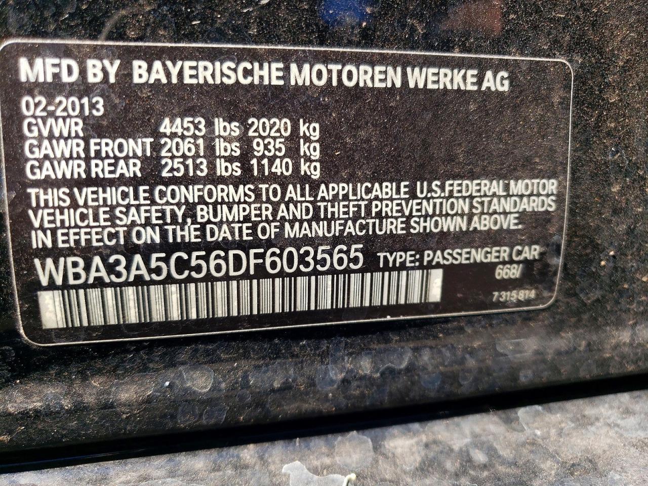 2013 BMW 328 I - zdjęcie 12