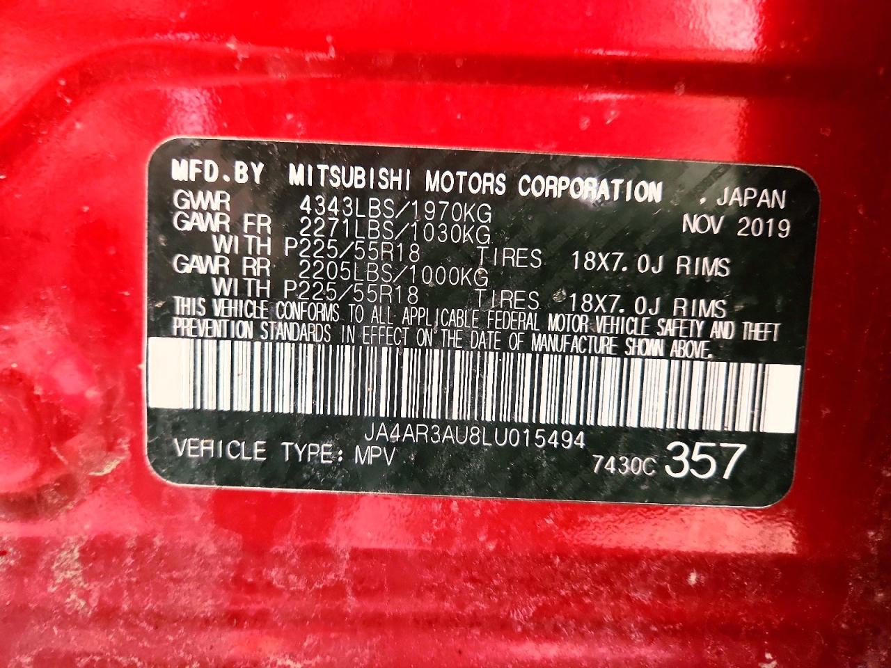 2020 Mitsubishi Outlander Sport Es - zdjęcie 13