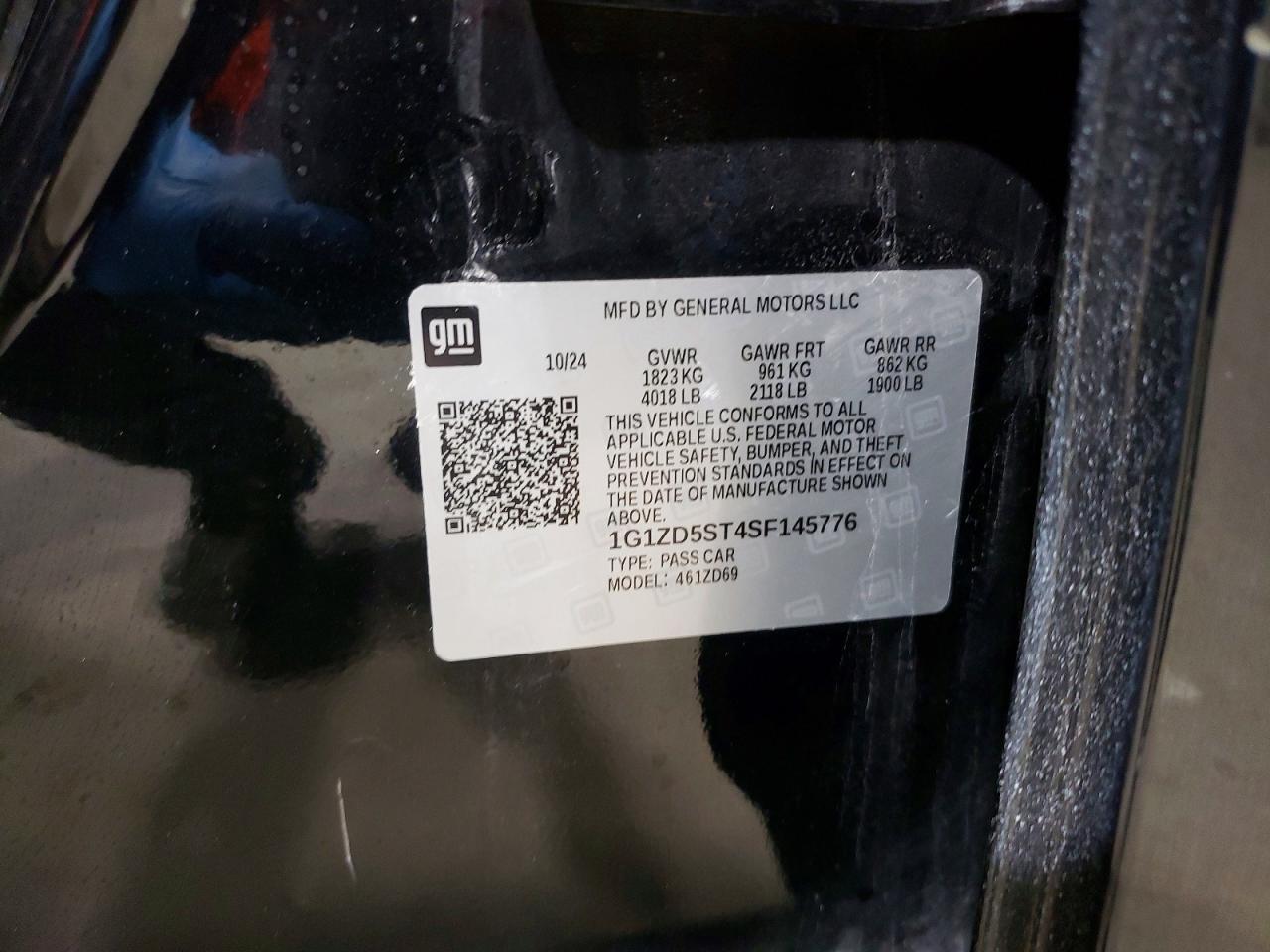 2025 Chevrolet Malibu Lt - zdjęcie 12