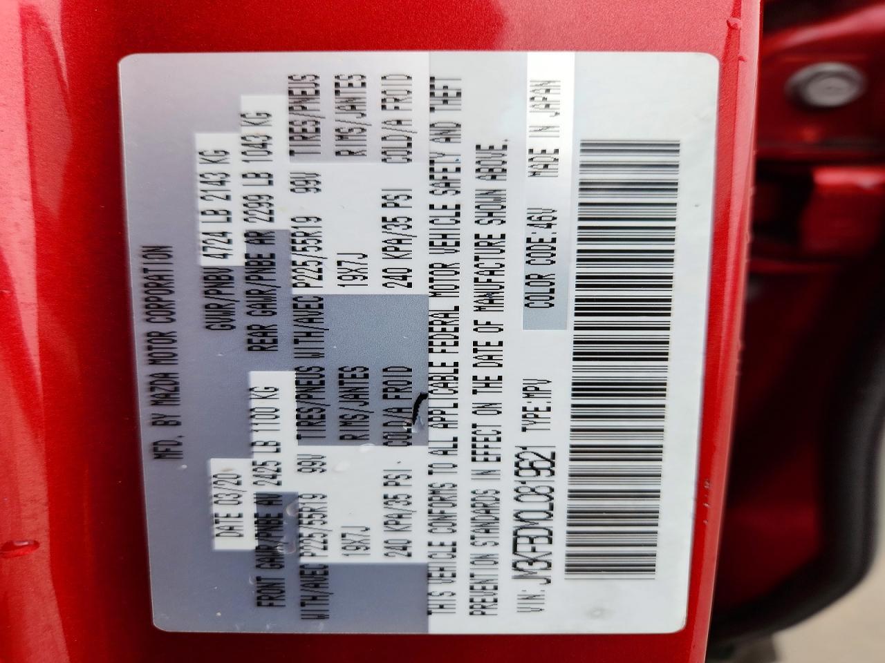 2020 Mazda Cx-5 Grand Touring - zdjęcie 13