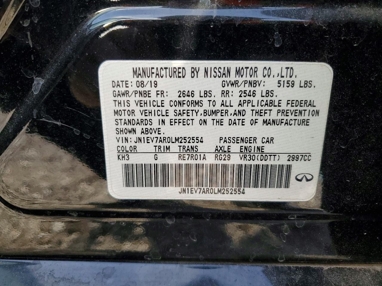 2020 Infiniti Q50 3.0T Luxe - zdjęcie 12