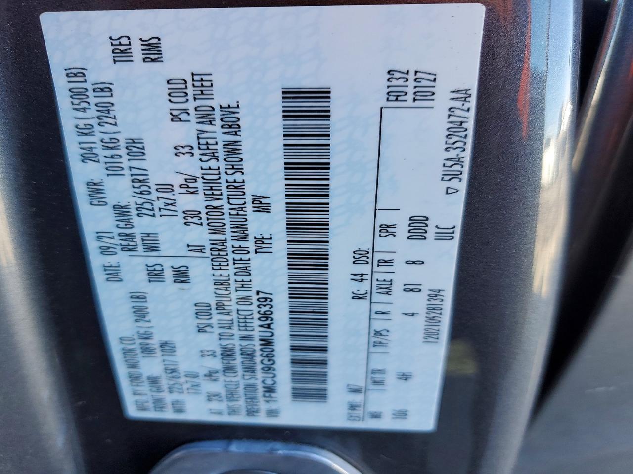 2021 Ford Escape Se - zdjęcie 13