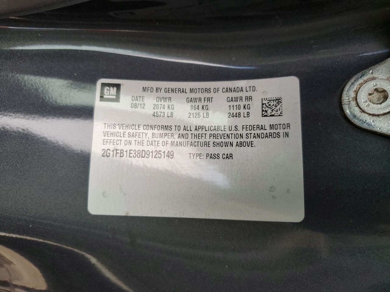 2013 Chevrolet Camaro Lt - zdjęcie 12