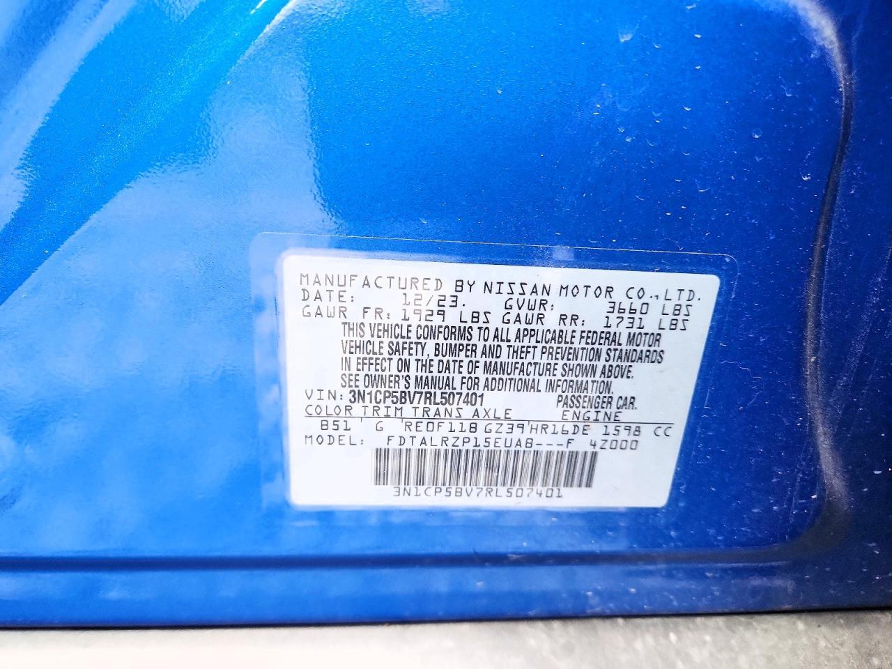 2024 Nissan Kicks S - zdjęcie 12