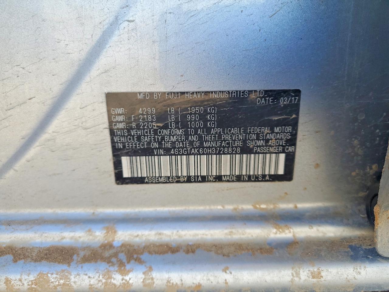 2017 Subaru Impreza Sport - zdjęcie 12