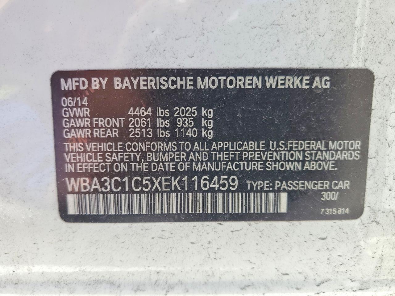 2014 BMW 328 I Sulev - zdjęcie 12