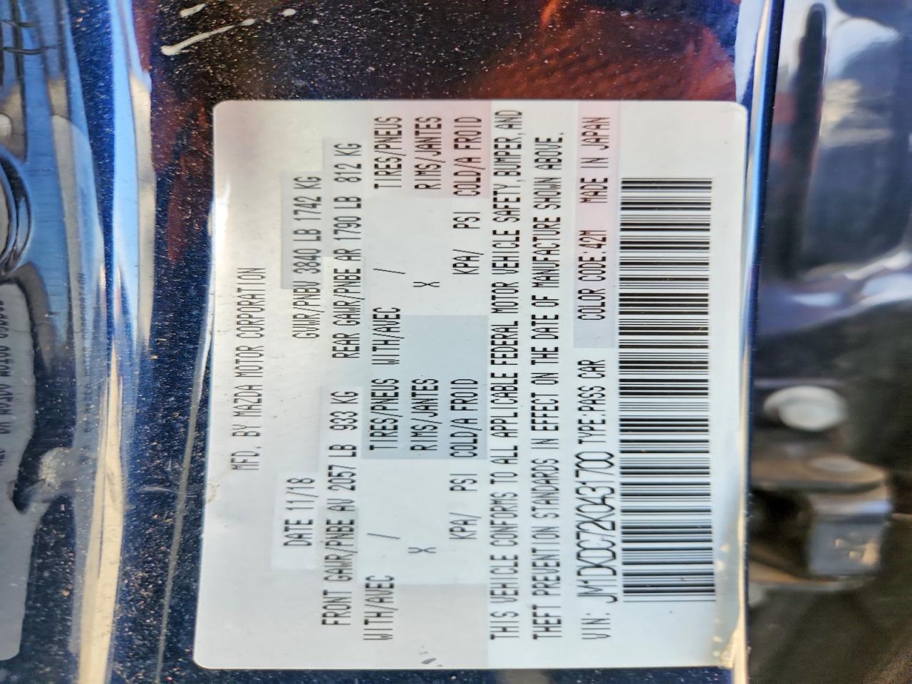 2019 Mazda Cx-3 Touring - zdjęcie 12