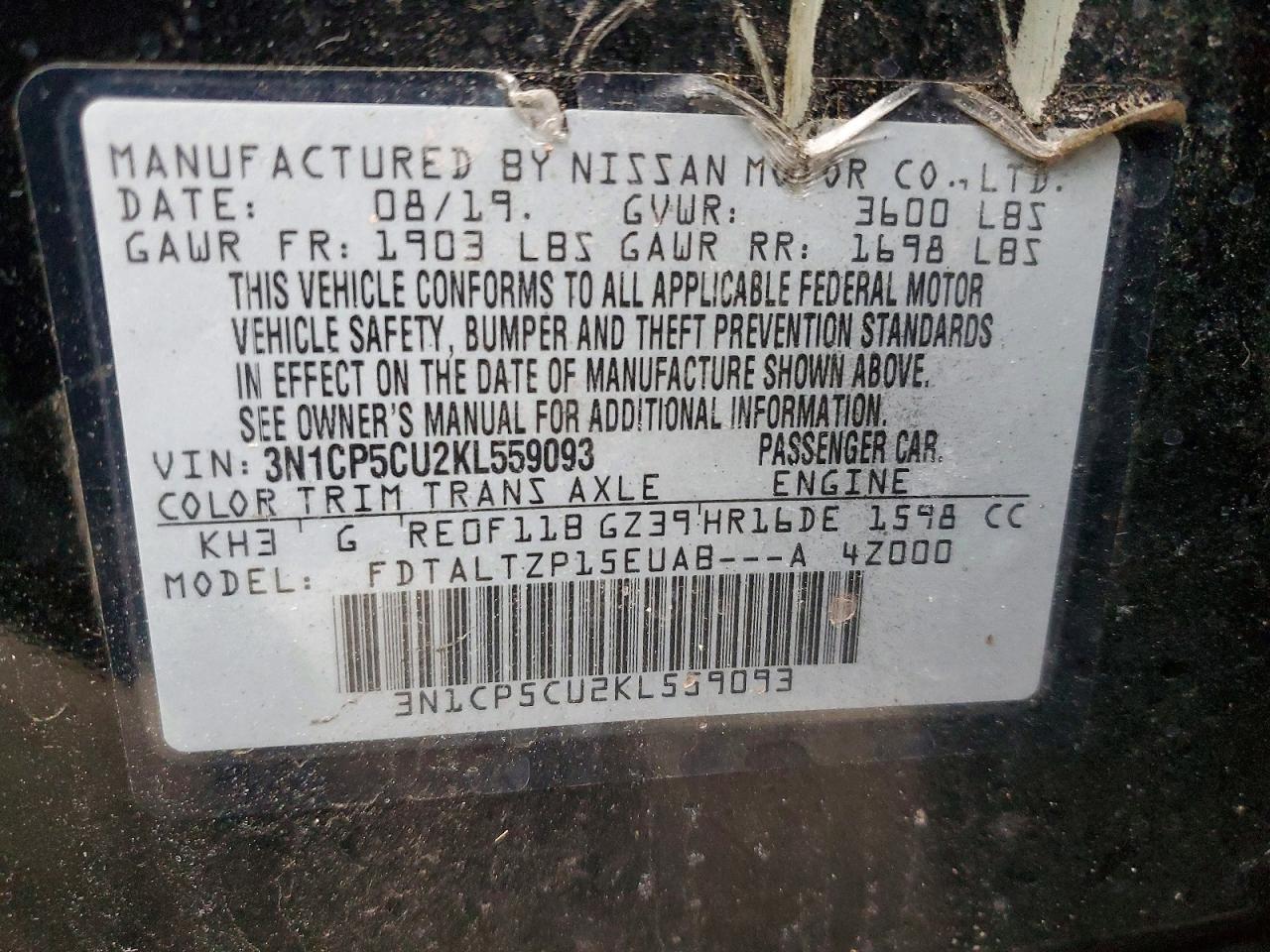 2019 Nissan Kicks Sr - zdjęcie 12