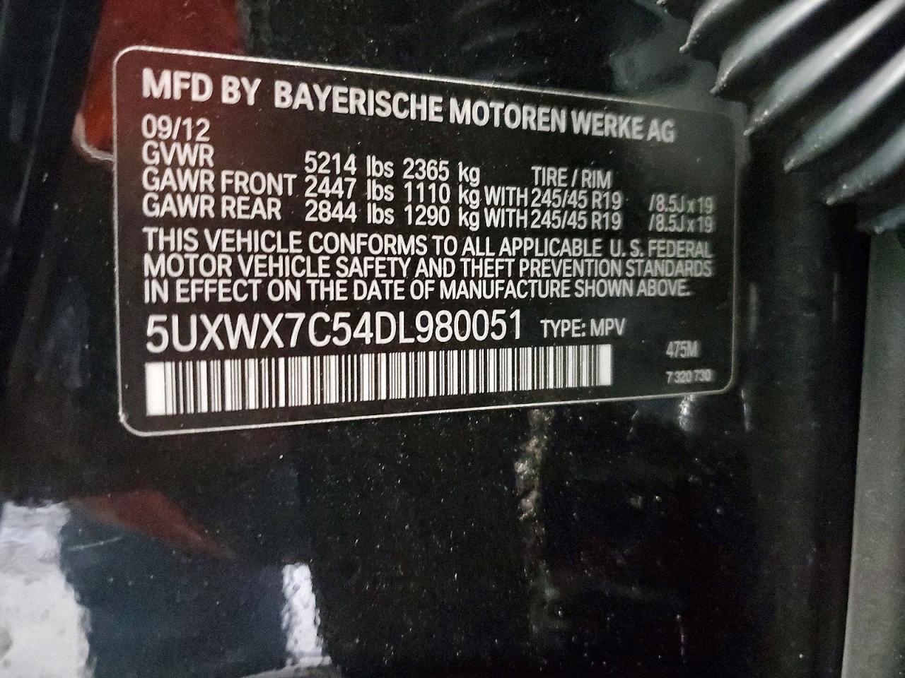 2013 BMW X3 xDrive35I - zdjęcie 13