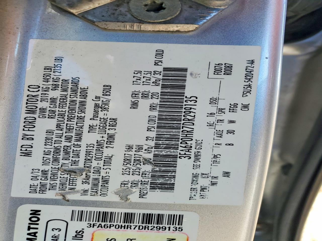 2013 Ford Fusion Se - zdjęcie 12