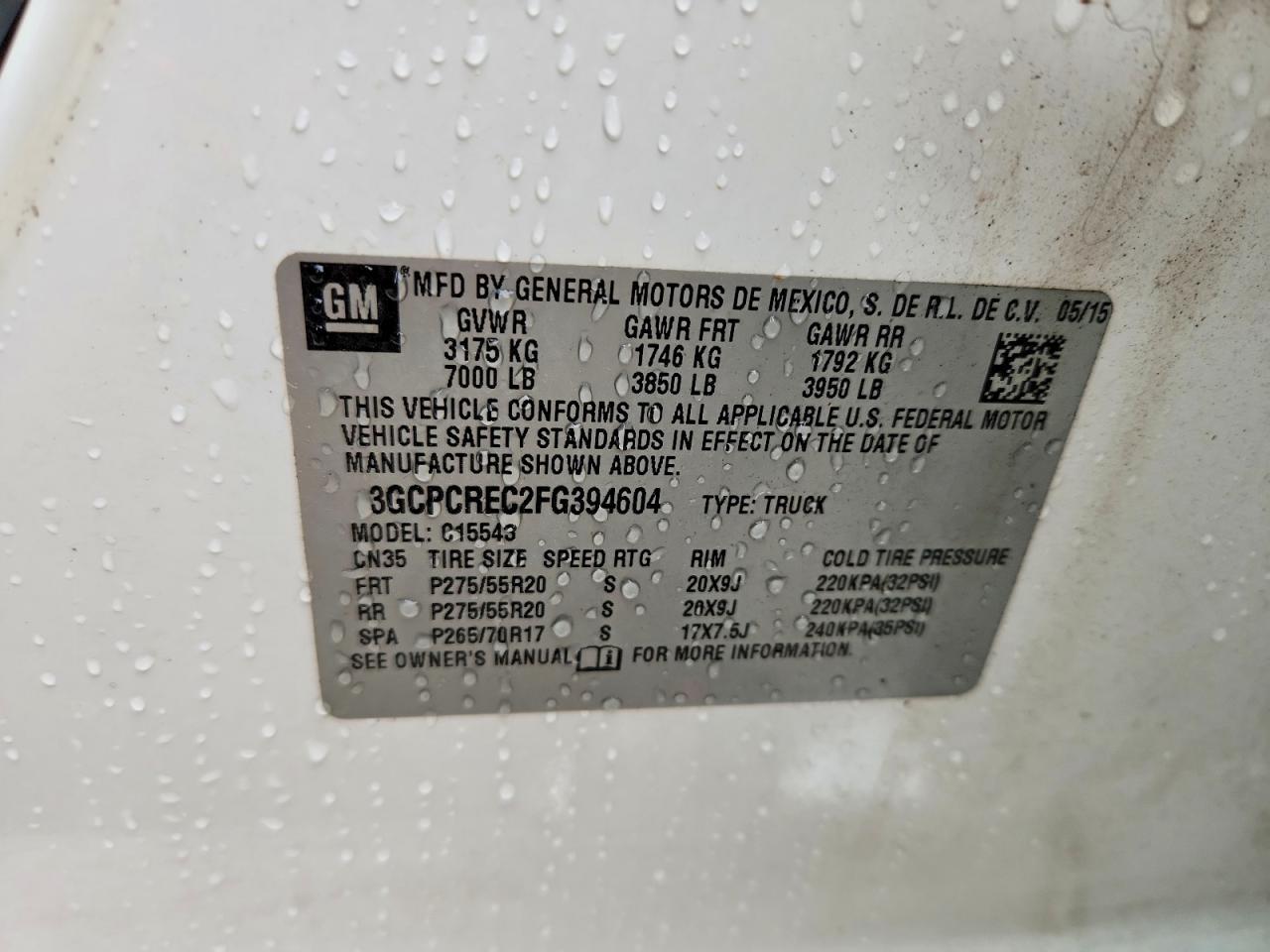 2015 Chevrolet Silverado C1500 Lt - zdjęcie 12