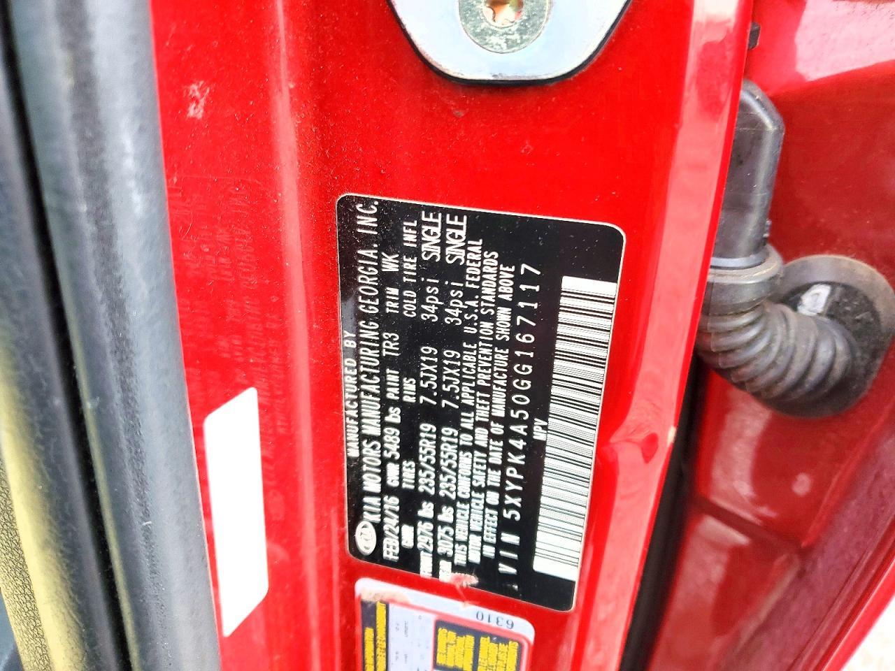 2016 Kia Sorento Sx - zdjęcie 14