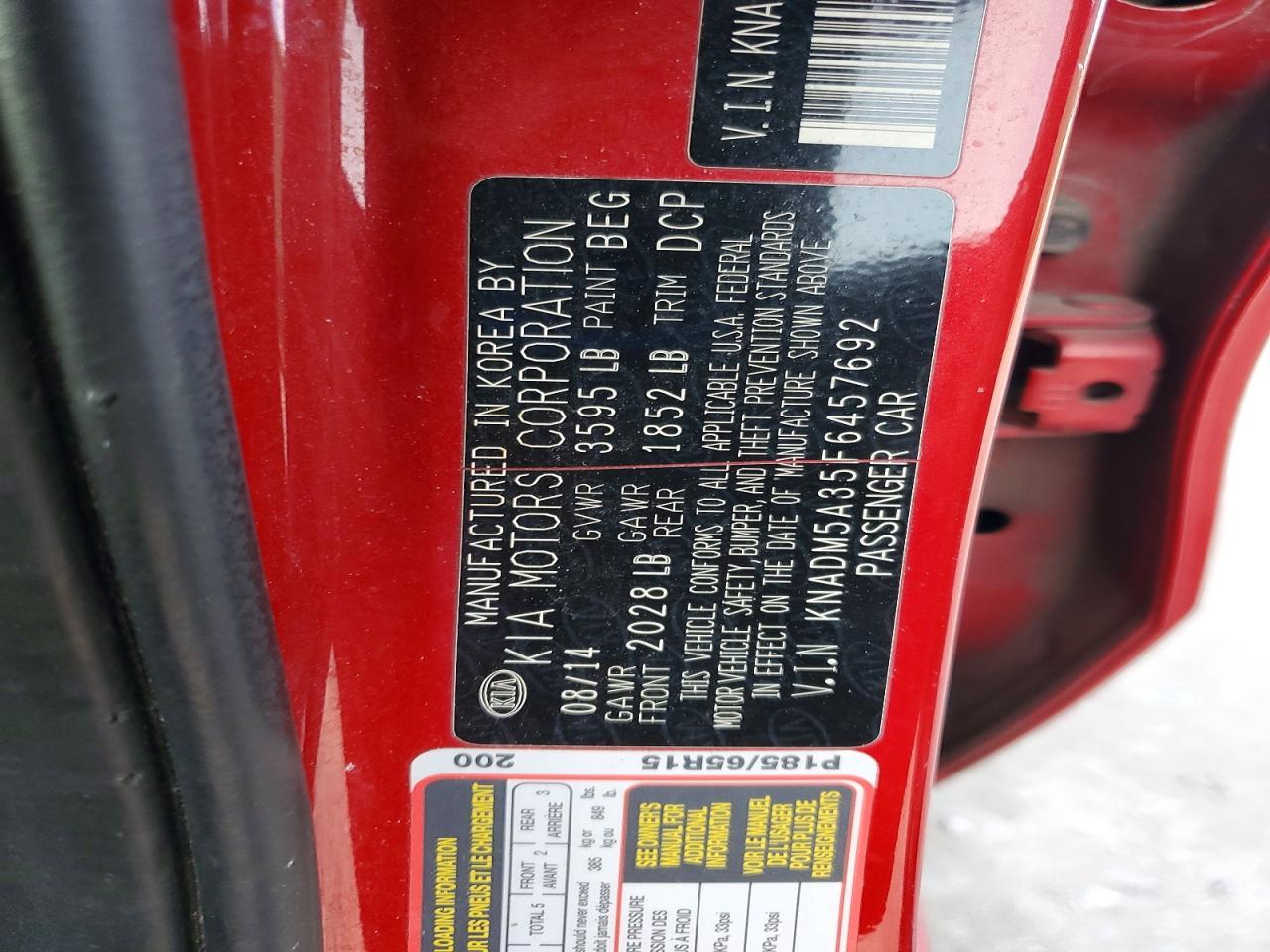 2015 Kia Rio 5-Door Lx - zdjęcie 12