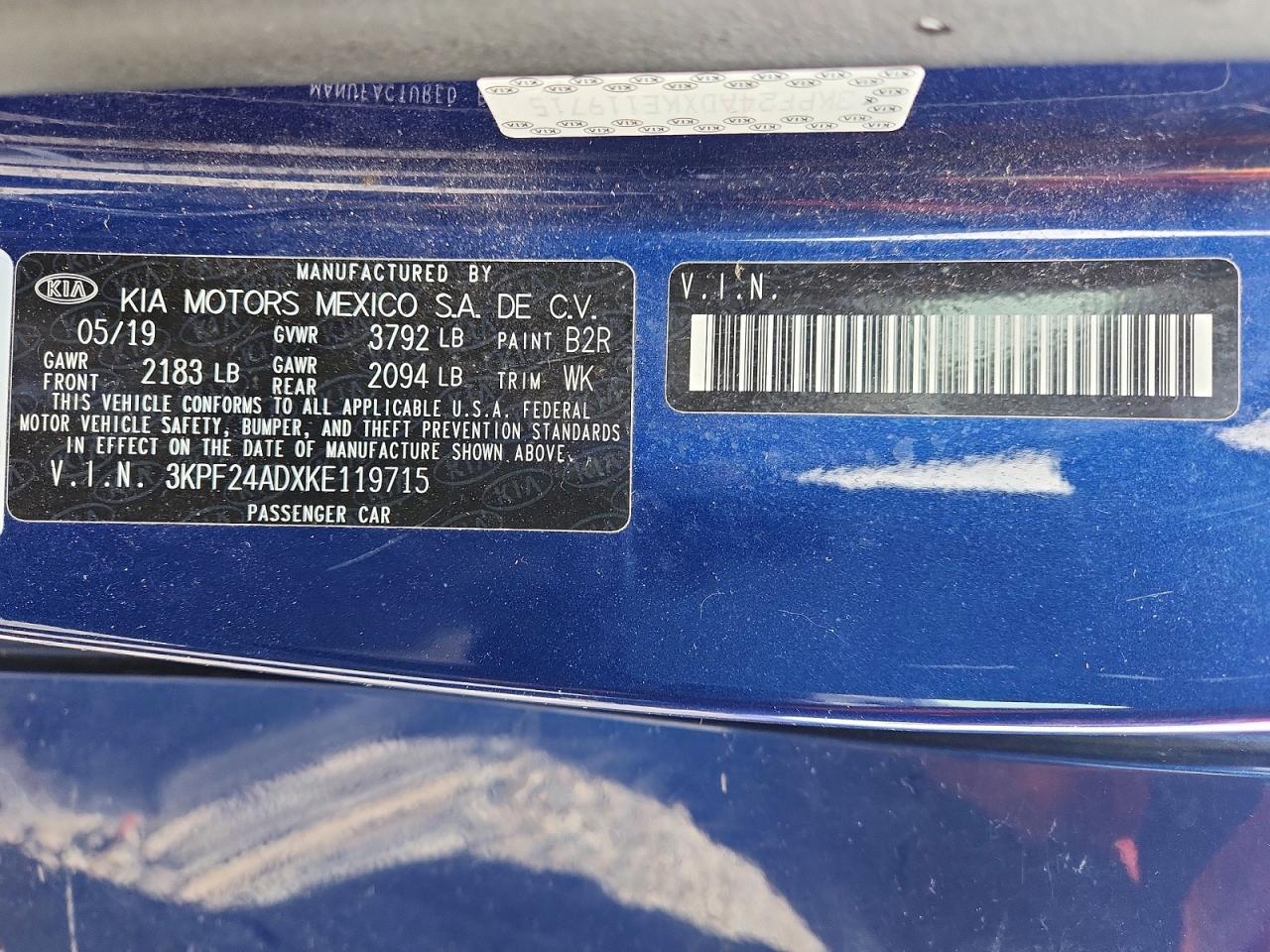 2019 Kia Forte Fe - zdjęcie 12