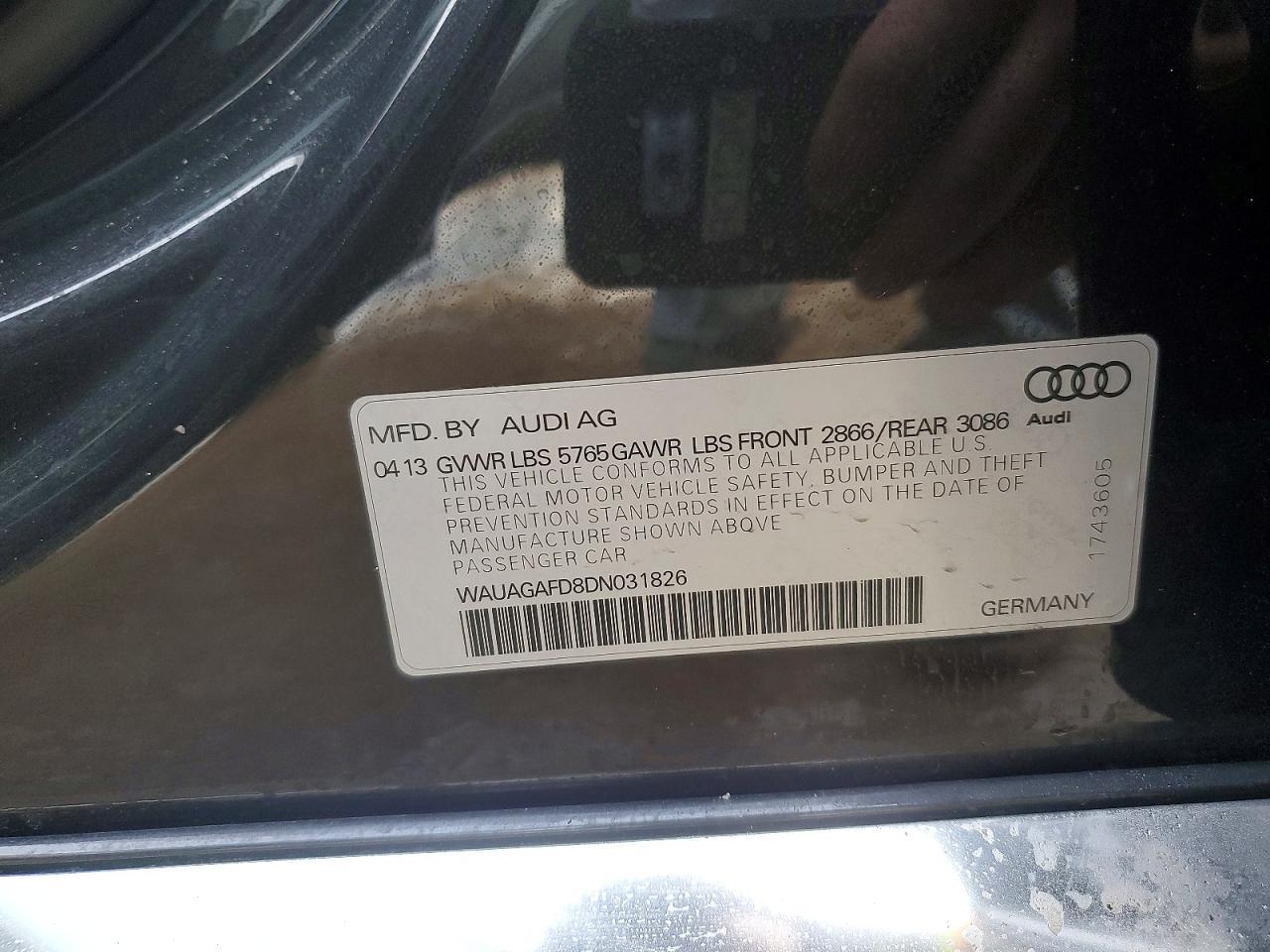 2013 Audi A8 Quattro - zdjęcie 12