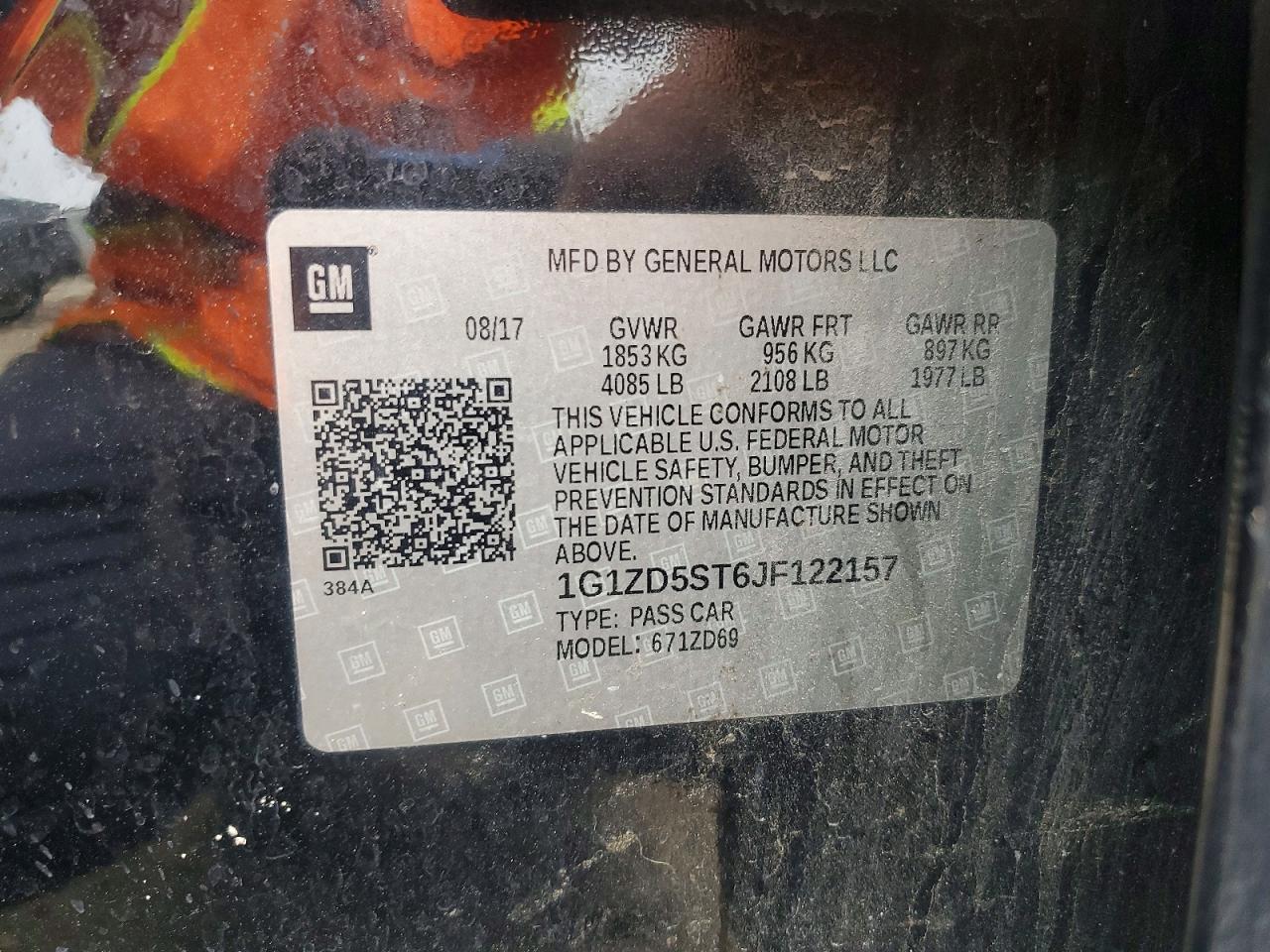 2018 Chevrolet Malibu Lt - zdjęcie 12