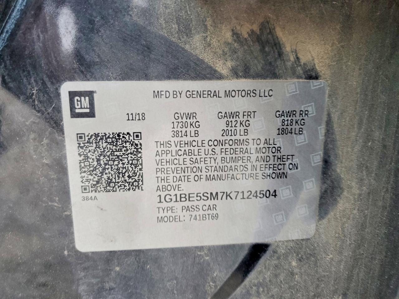 2019 Chevrolet Cruze Lt - zdjęcie 12