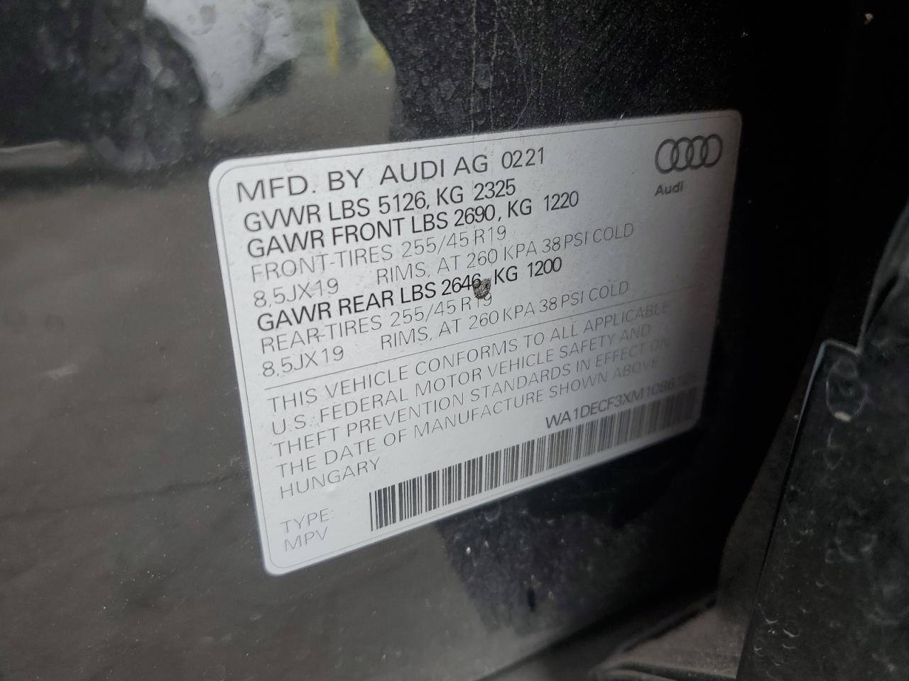 2021 Audi Q3 Premium S Line 45 - zdjęcie 14