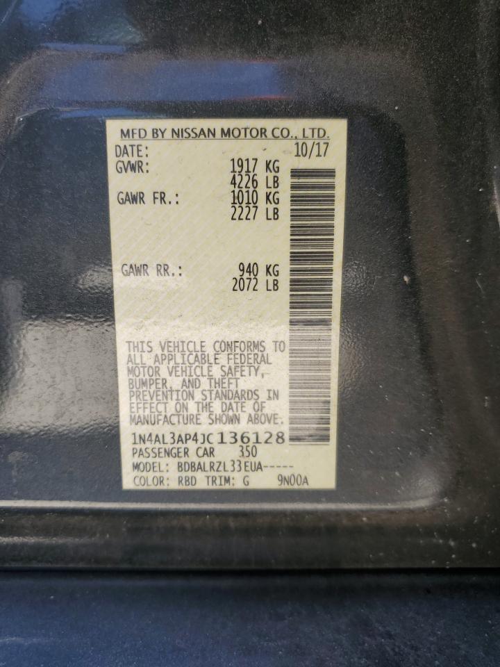 2018 Nissan Altima 2.5 - zdjęcie 12