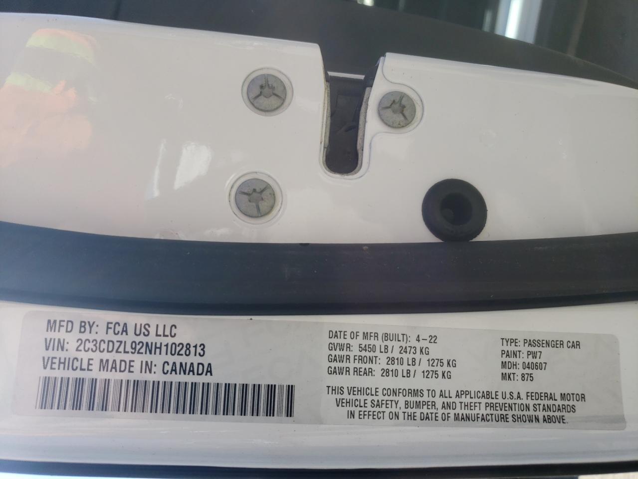 2022 Dodg Challenger - zdjęcie 13