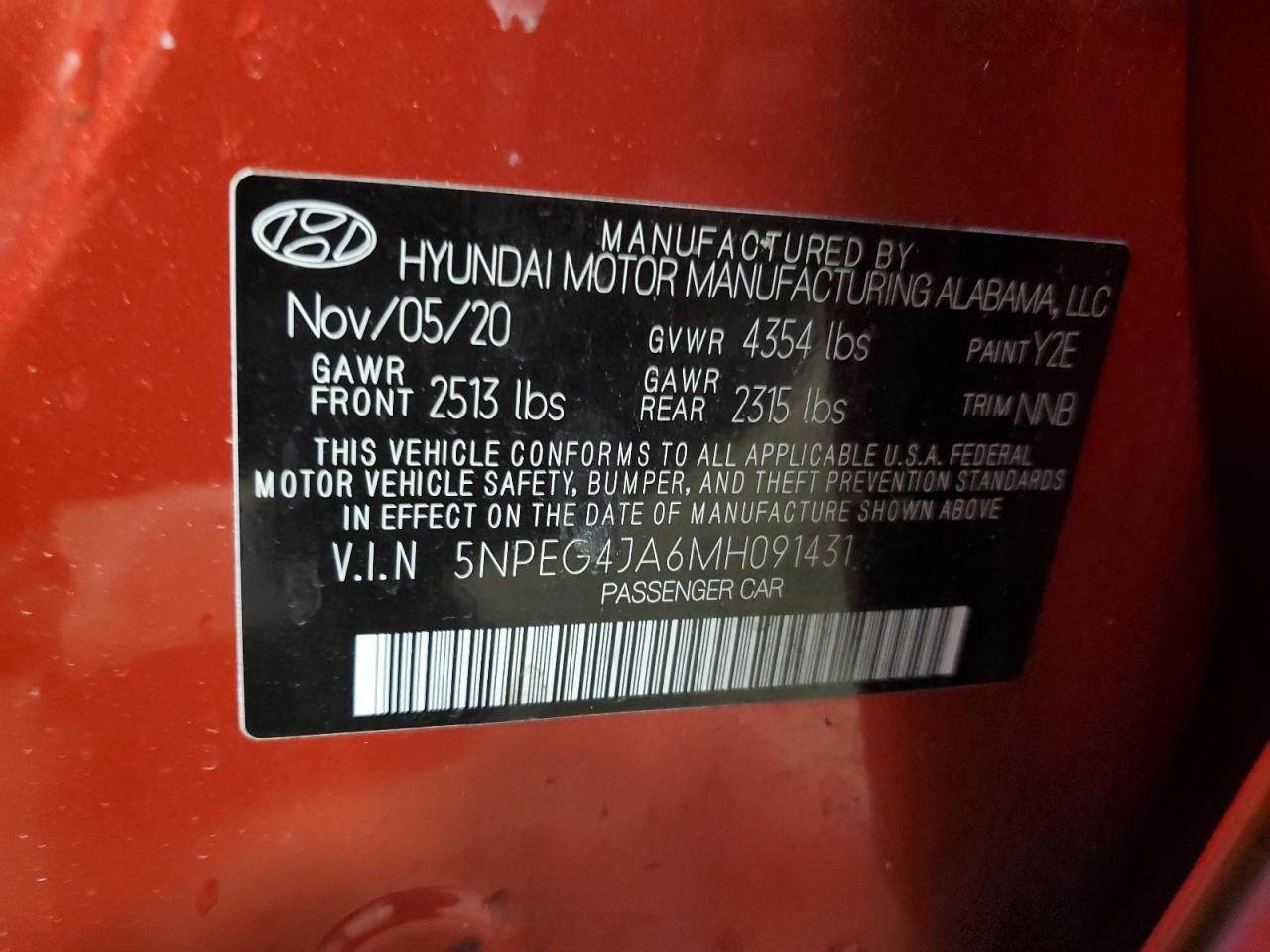 2021 Hyundai Sonata Se - zdjęcie 13