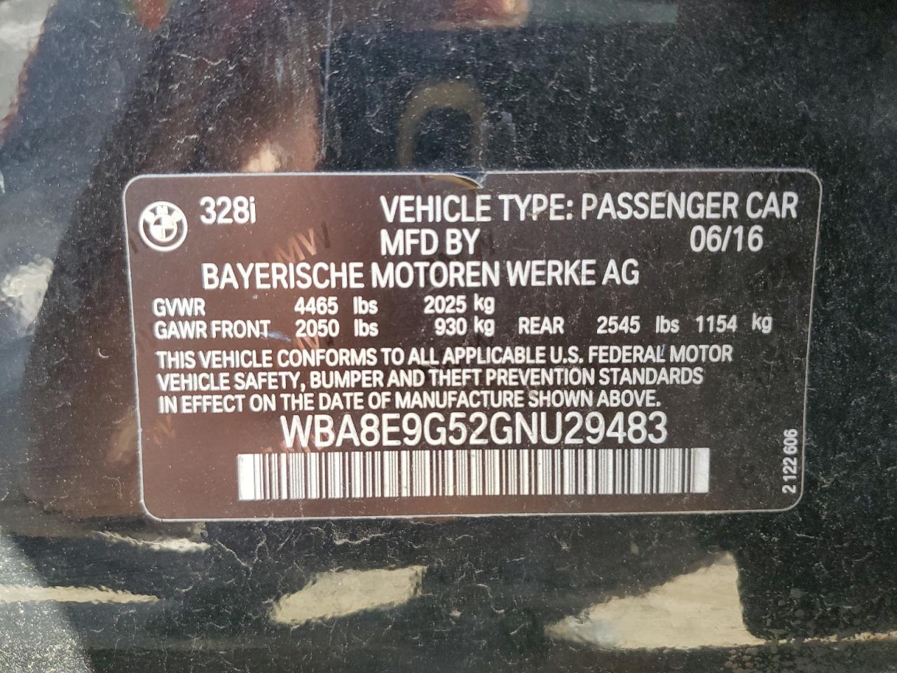 2016 BMW 328 I Sulev - zdjęcie 12
