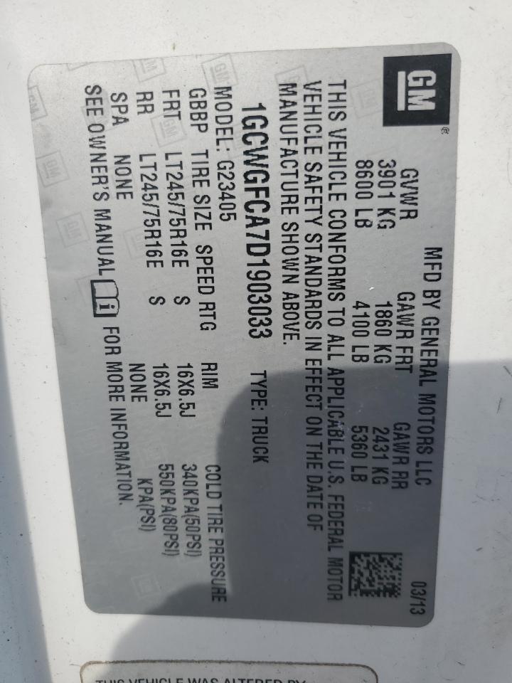 2013 Chevrolet Express G2500 - zdjęcie 13